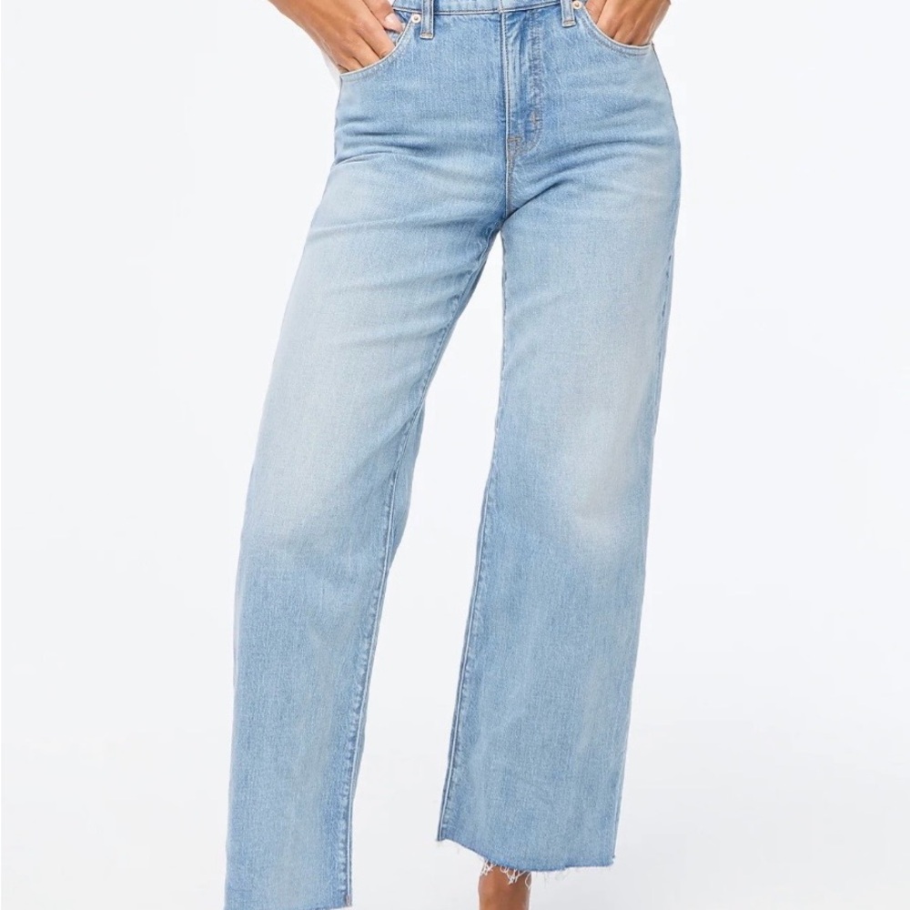 J.Crew Factory Wide Leg Cropped Jean Size Tall 26